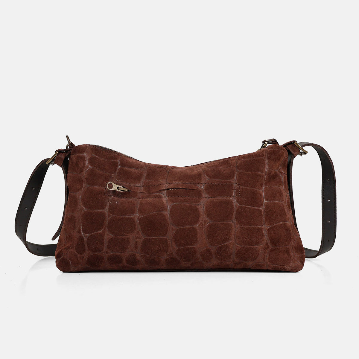 Coco Shoulder and Crossbody Bag in Suede CUIROTS