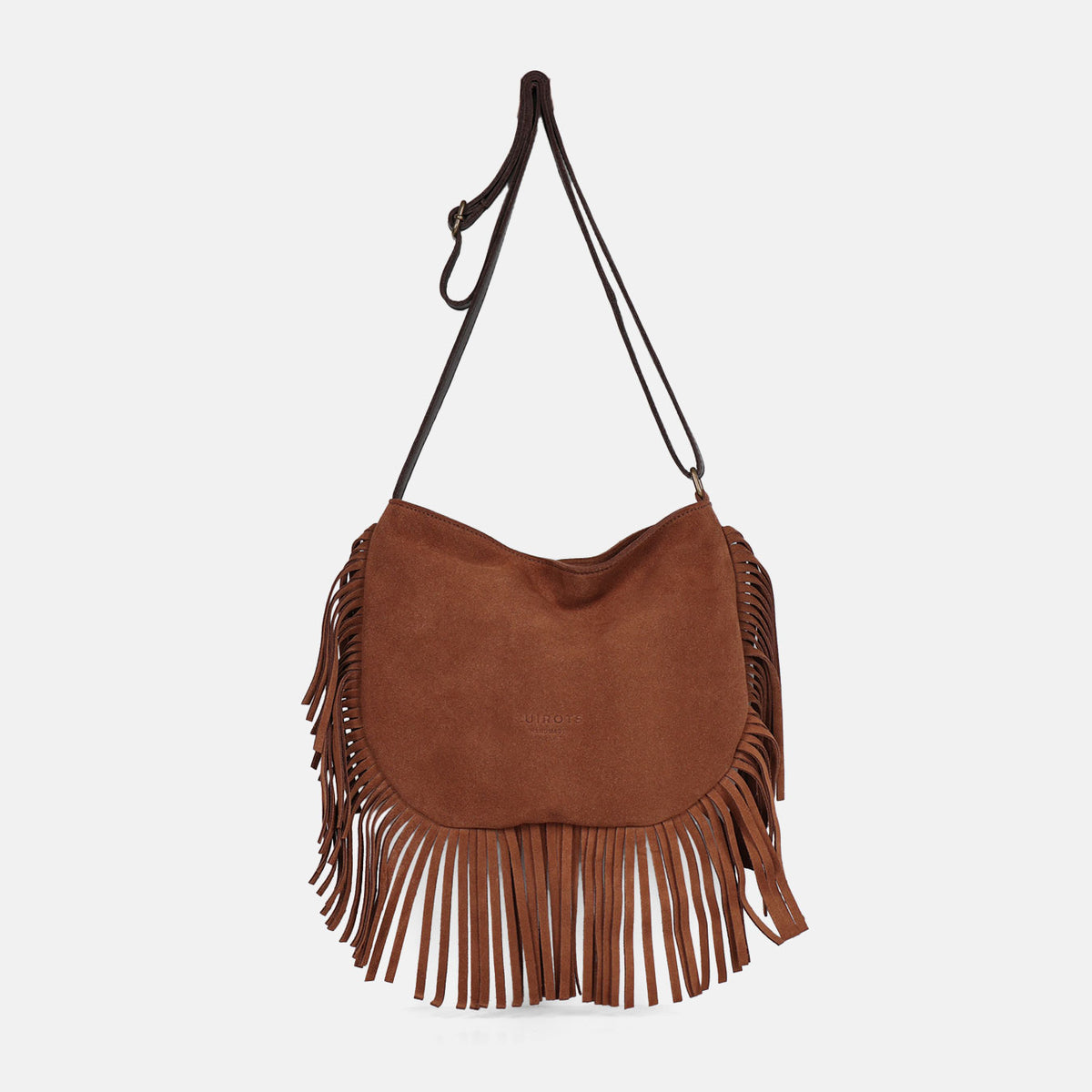Bandolera de flecos Bravo de serraje CUIROTS