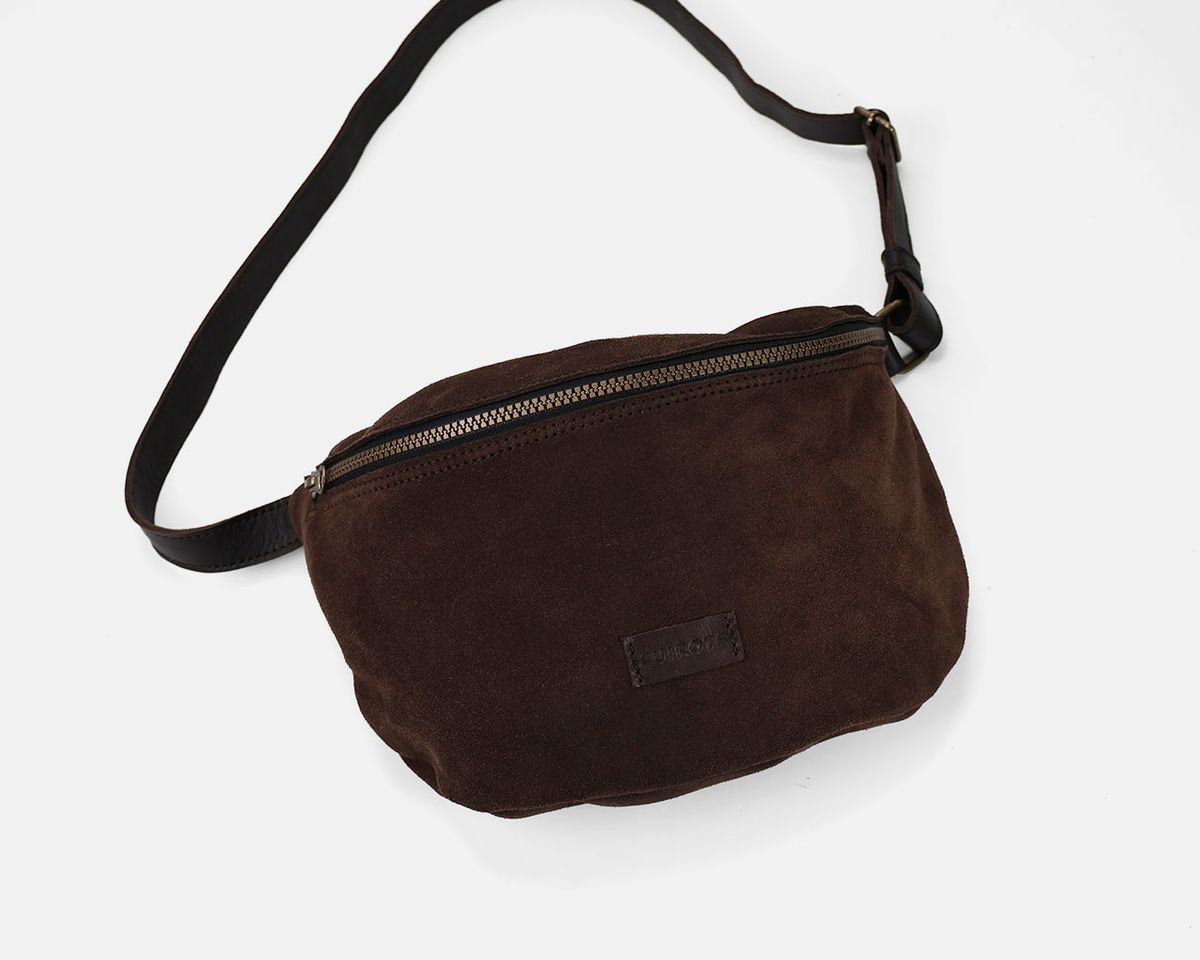 Bandolera tipo riñonera CUIROTS Zoe serraje