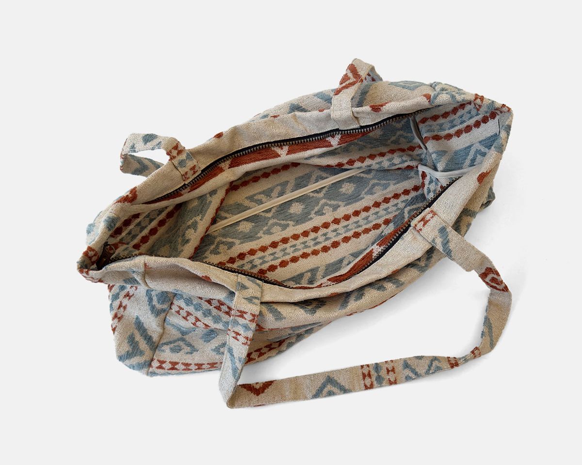 Bolsa tipo shopper grande MINIOTS étnico caldera