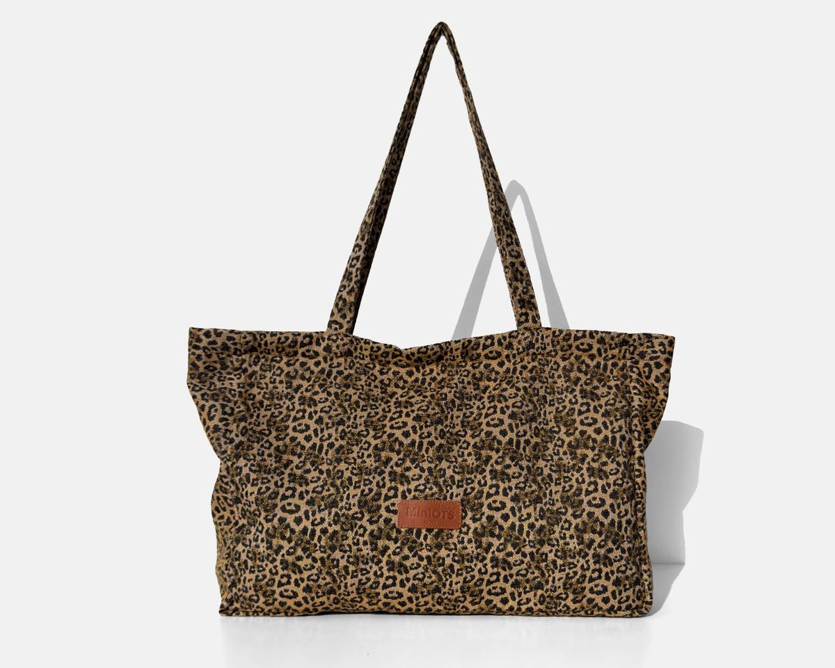 Bolsa tipo shopper grande MINIOTS Leopardo