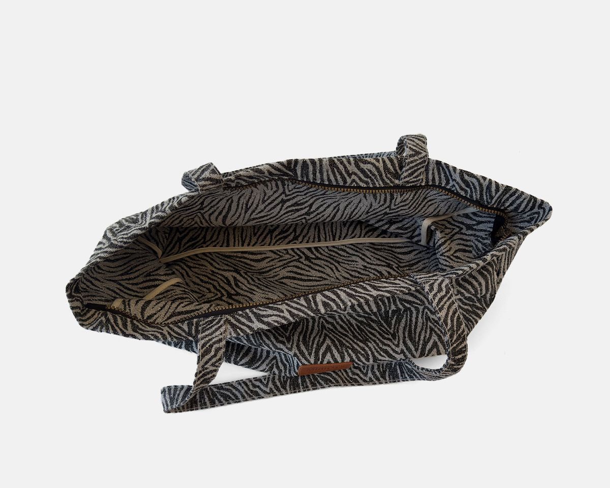 Bolsa tipo shopper grande MINIOTS zebra