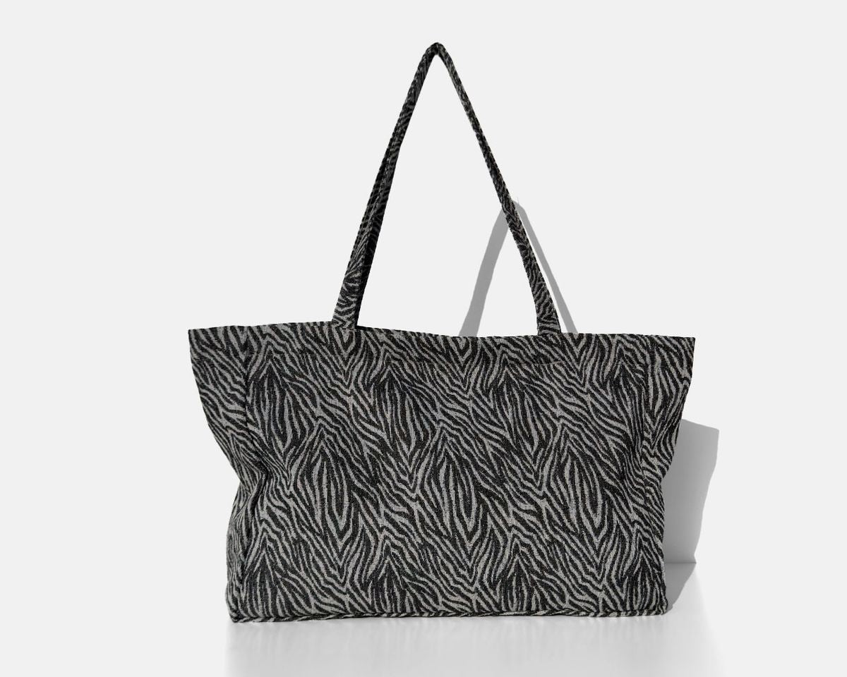 Bolsa tipo shopper grande MINIOTS zebra