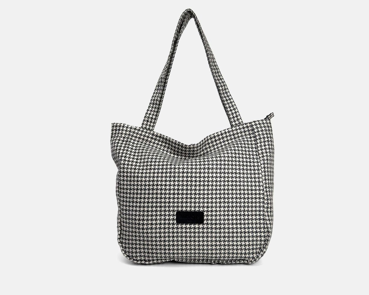 Bossa tipus tote gran MINIOTS estampada