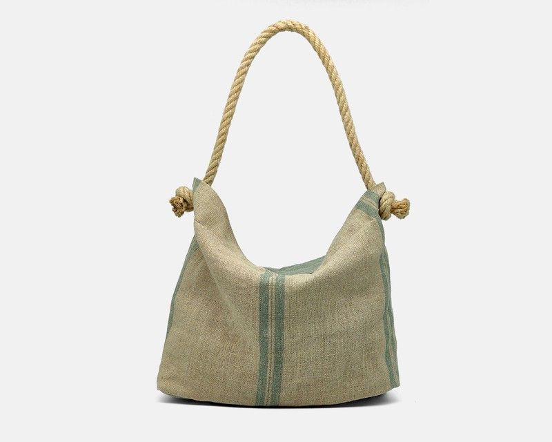 Bolso de hombro de lino CUIROTS Weekend