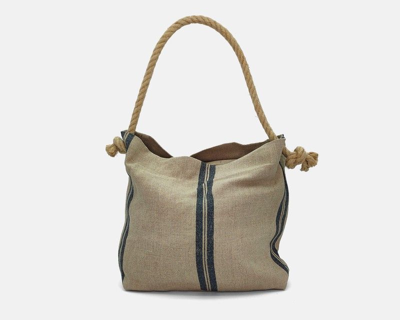 Bolso de hombro de lino CUIROTS Weekend