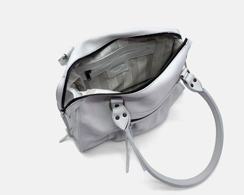Bolso de hombro tipo shopper de piel CUIROTS Carla