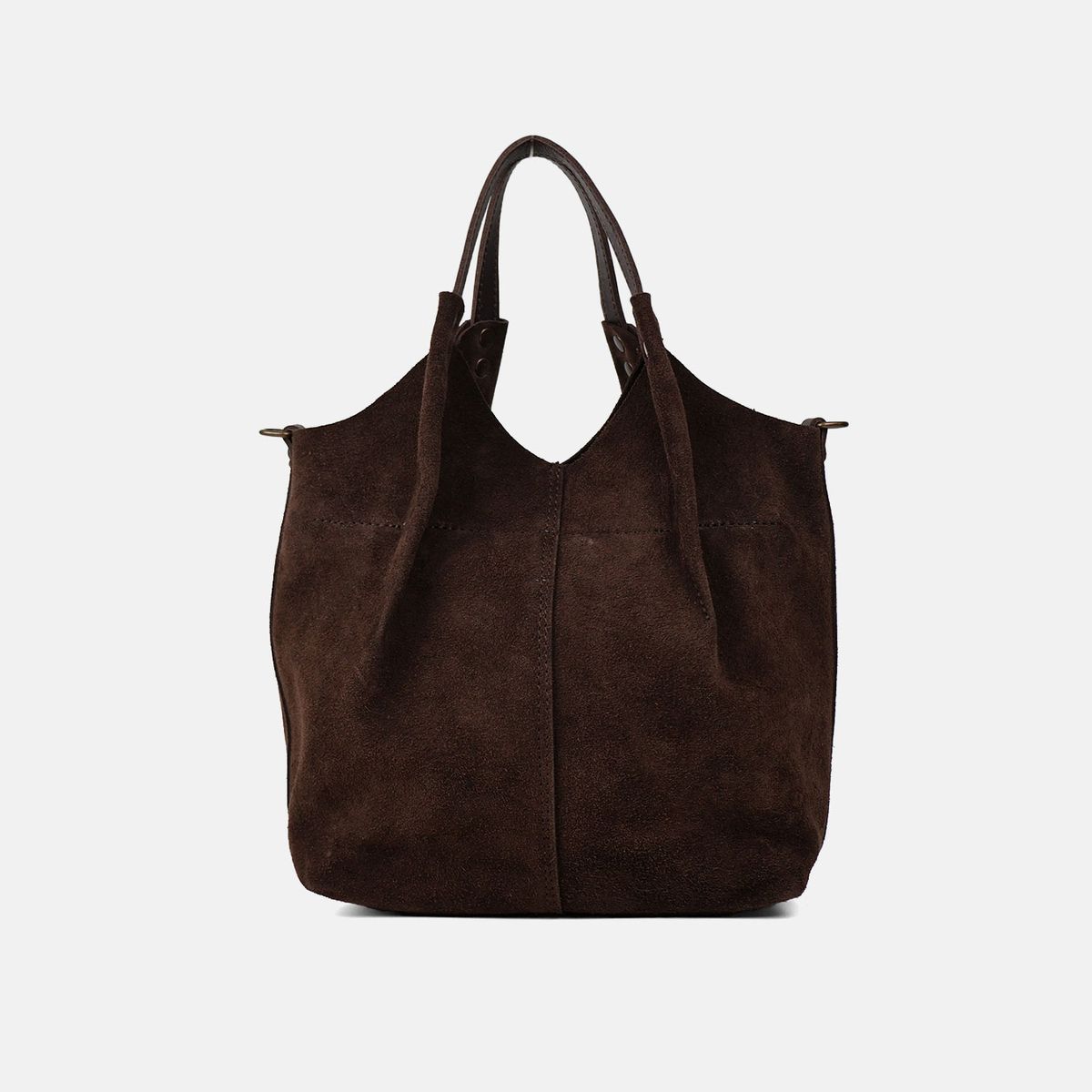 Bolso de mano y bandolera Zoe de serraje CUIROTS