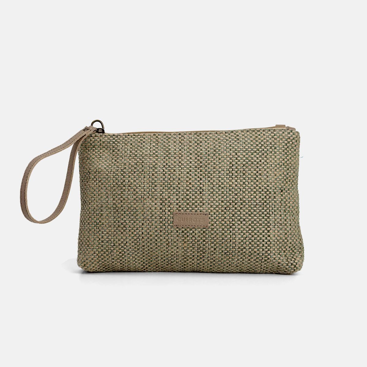 Bolso tipo sobre de rafia CUIROTS Ibiza