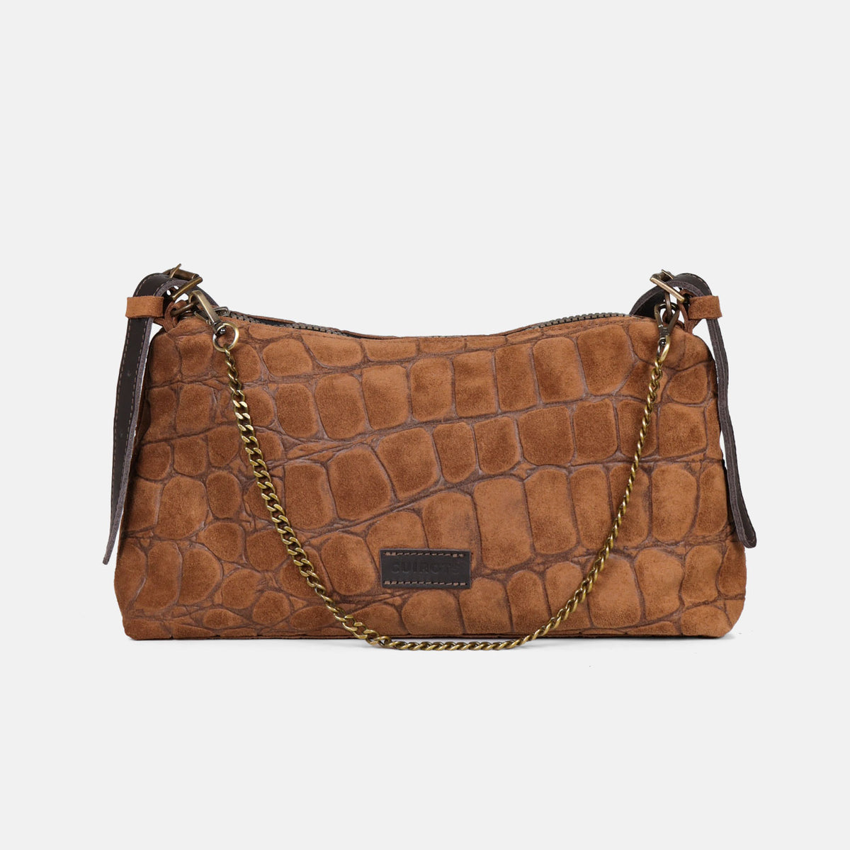 Coco Shoulder and Crossbody Bag in Suede CUIROTS
