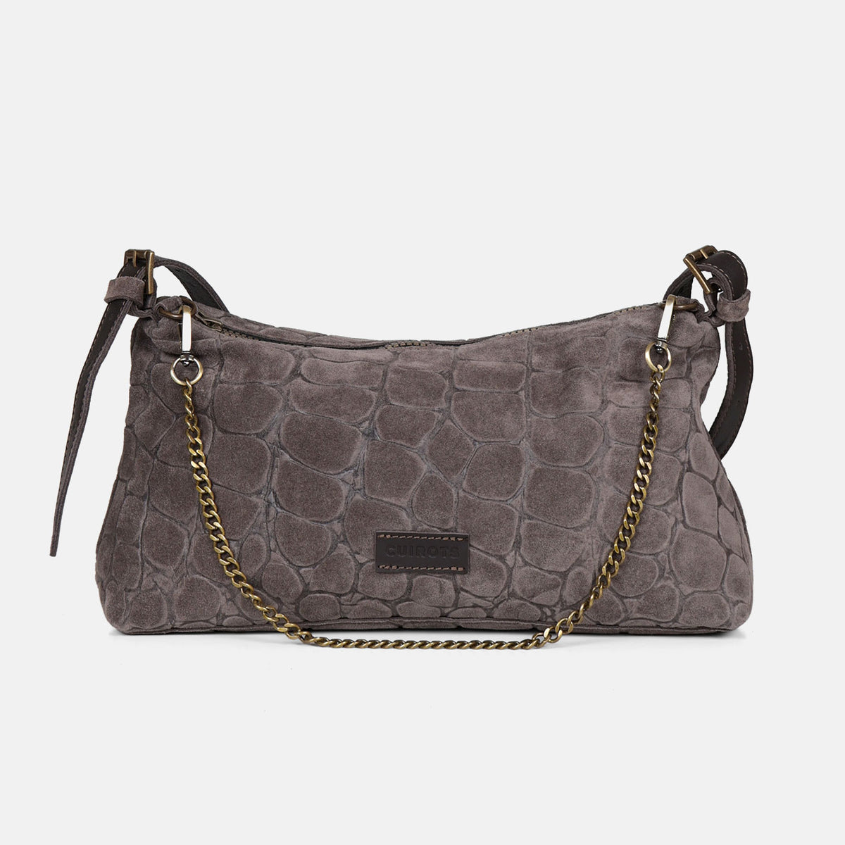 Coco Shoulder and Crossbody Bag in Suede CUIROTS