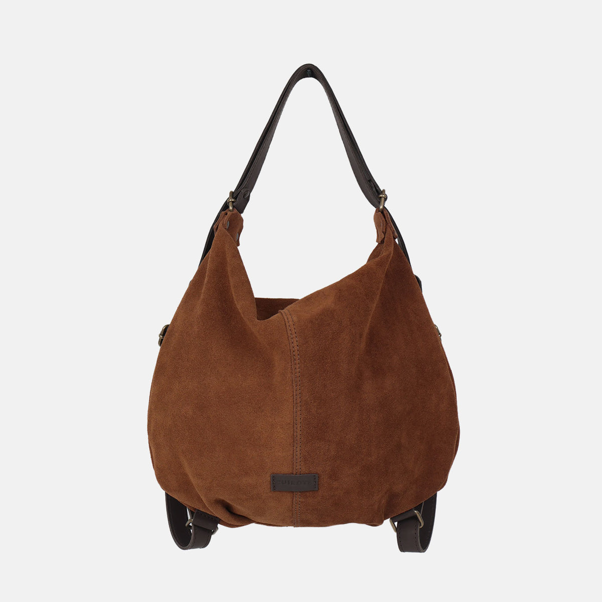 Bolso mochila Zoe de serraje CUIROTS