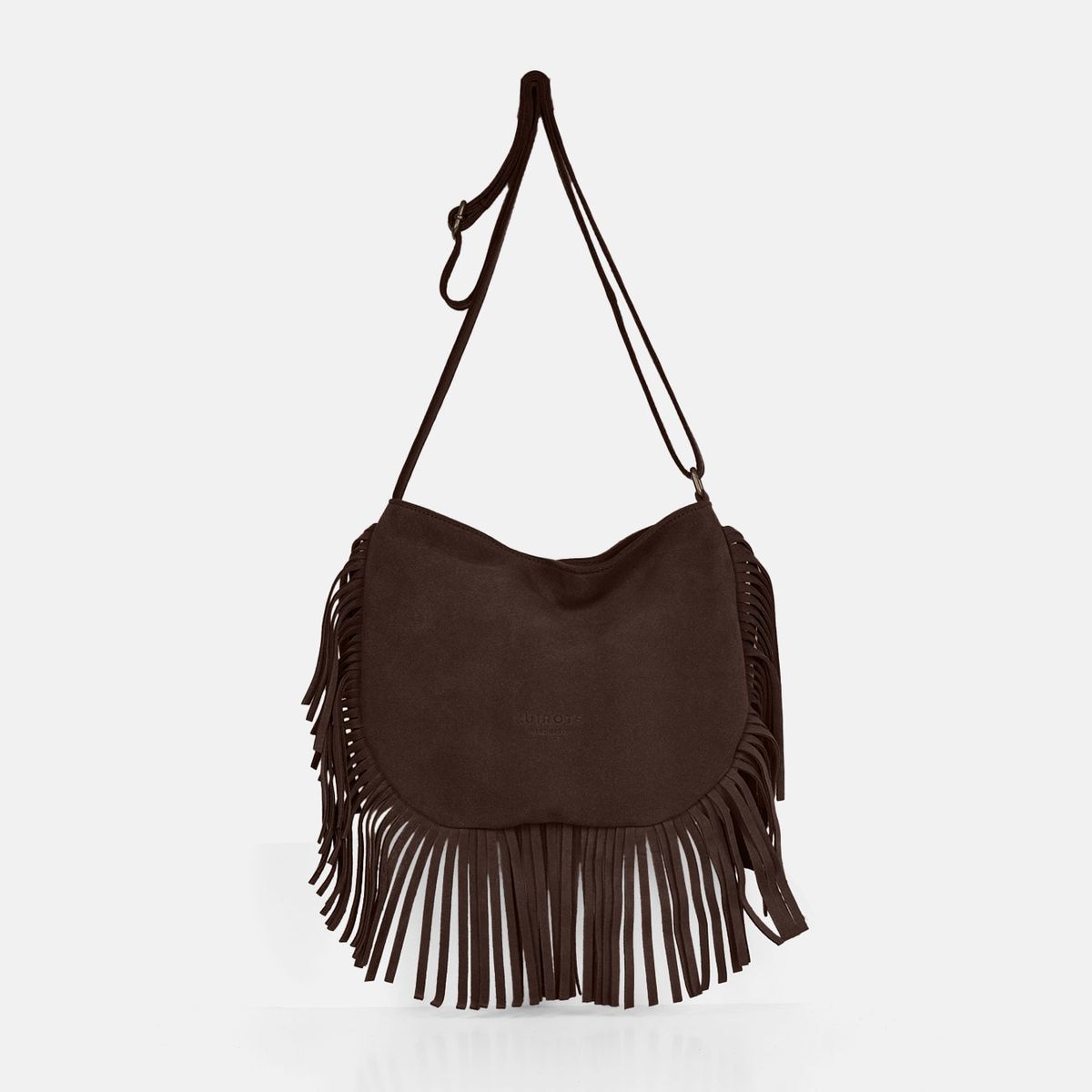 Bandolera de flecos Bravo de serraje CUIROTS
