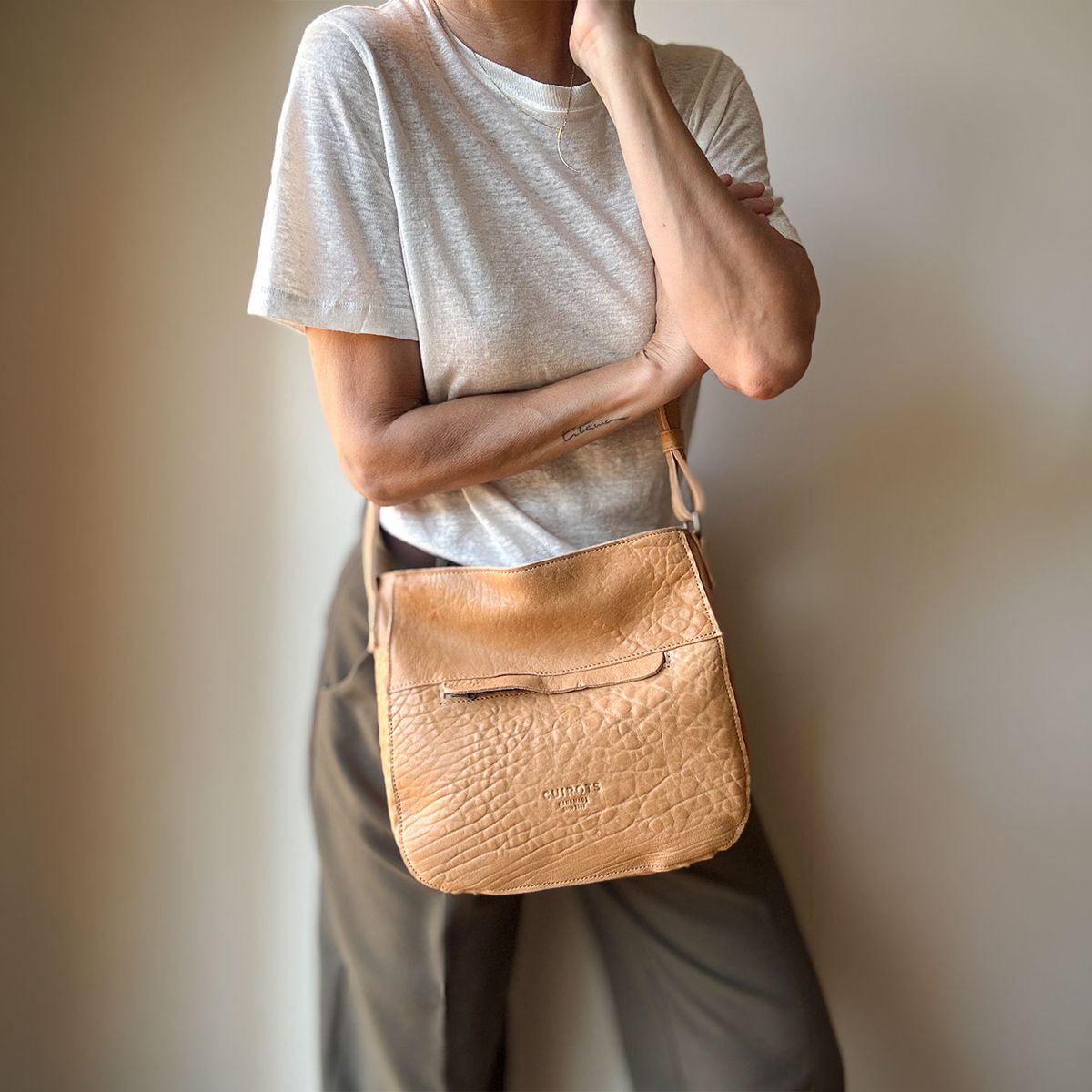 Sac bandoulière moyen CUIROTS Australia en cuir