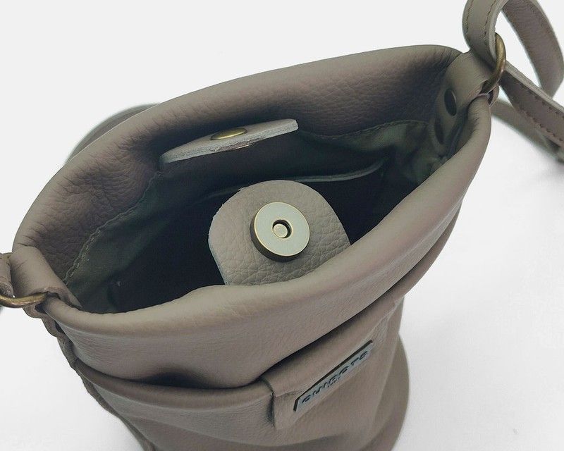 Bandolera mini CUIROTS Seta de piel