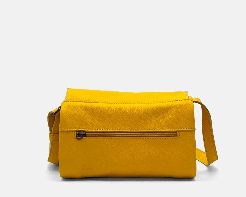 Bandolera pequeña CUIROTS Seta de piel