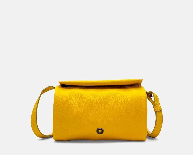 Bandolera pequeña CUIROTS Seta de piel