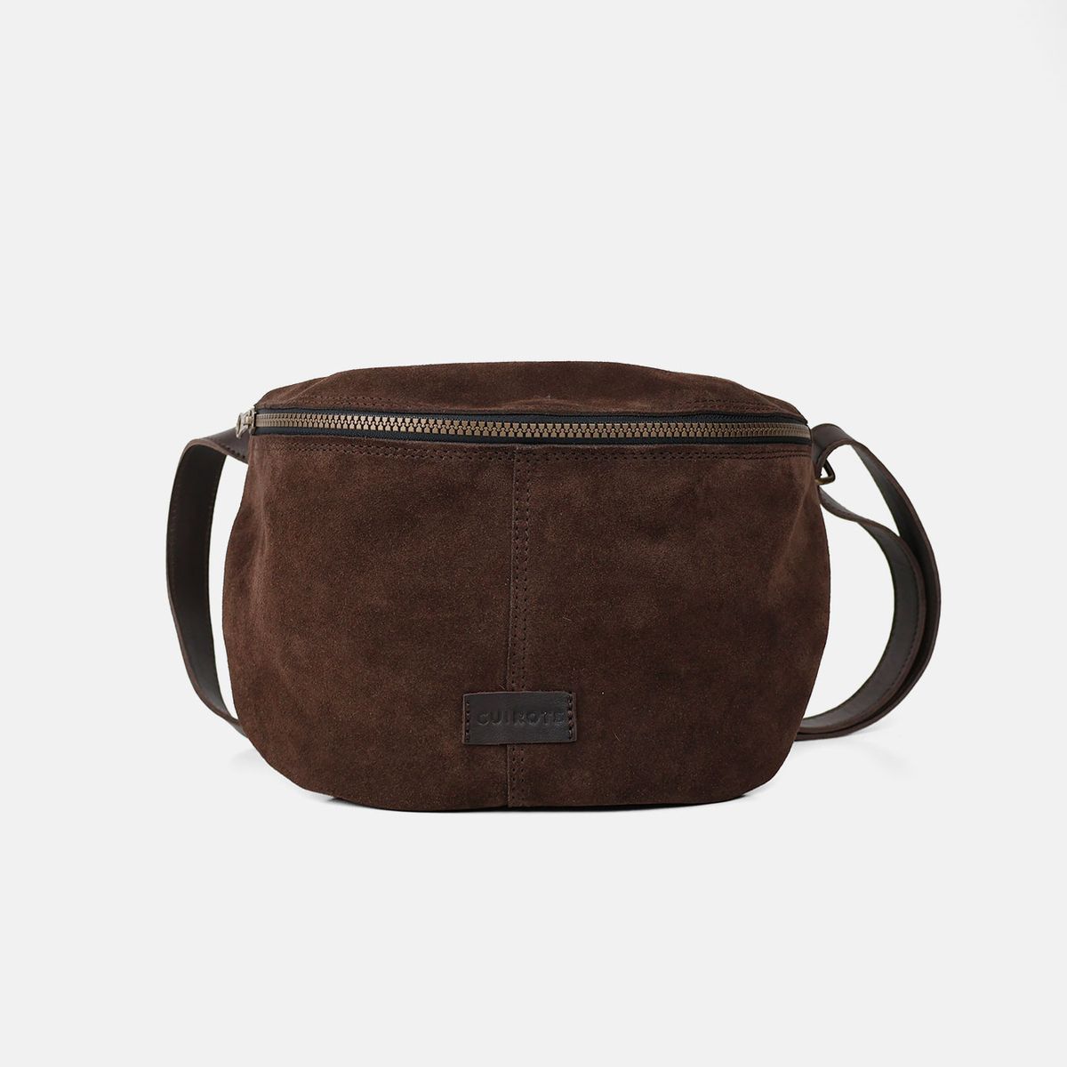 Bandolera riñonera Zoe de serraje CUIROTS