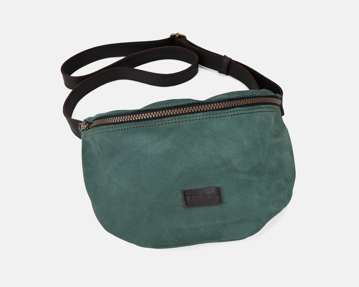 Bandolera tipo riñonera CUIROTS Zoe serraje