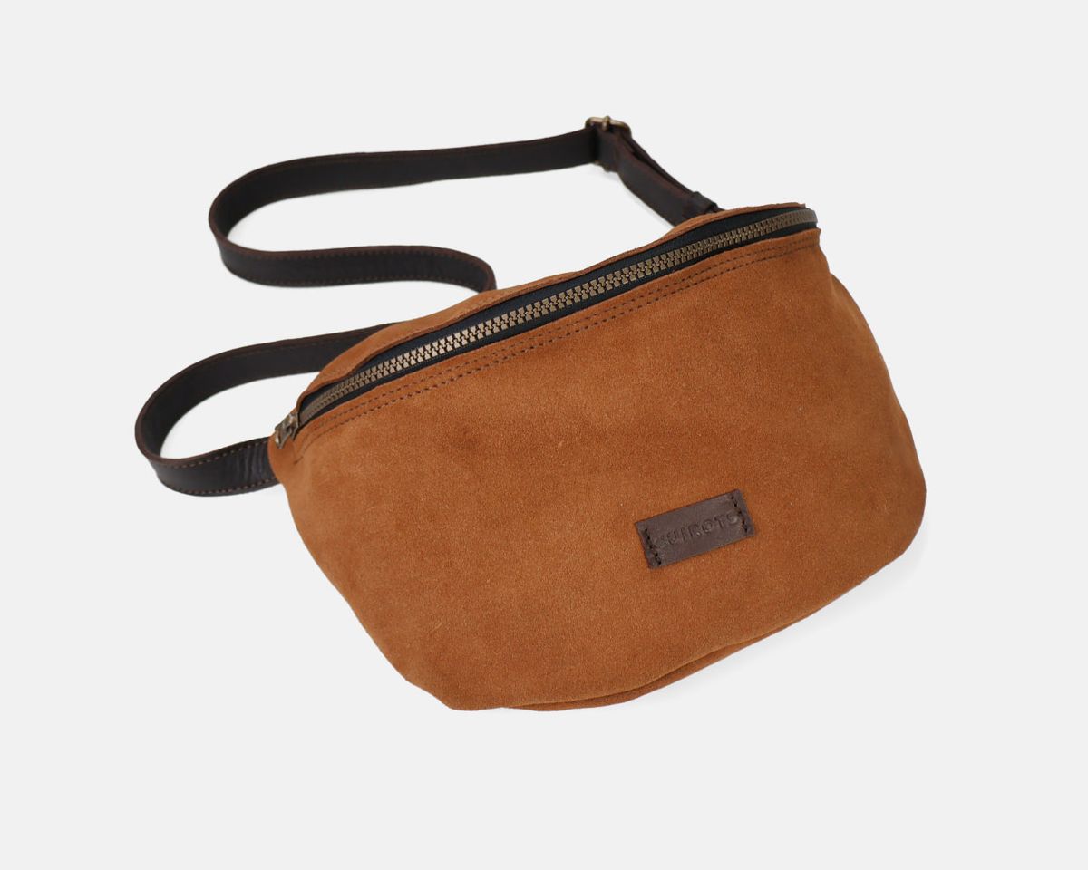 Bandolera tipo riñonera CUIROTS Zoe serraje