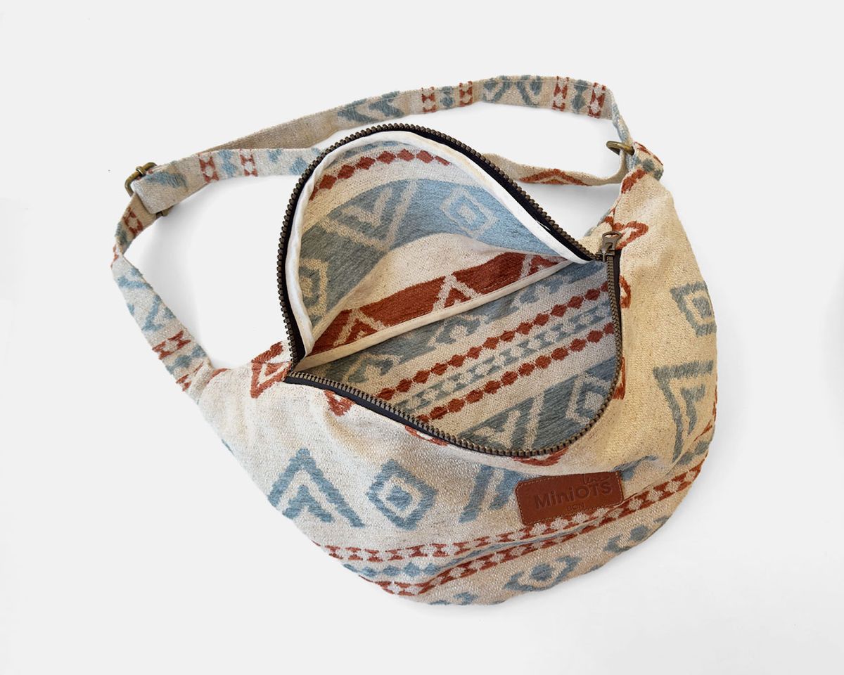Bolsa bandolera pequeña MINIOTS étnico caldera