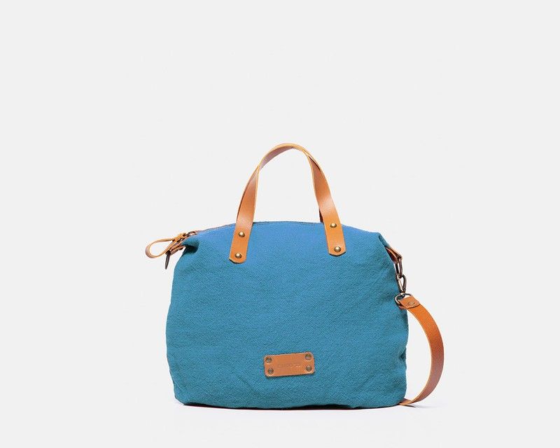Bolsa de mano CUIROTS de lino reciclado