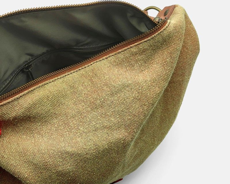 Bolso de hombro CUIROTS de lino reciclado