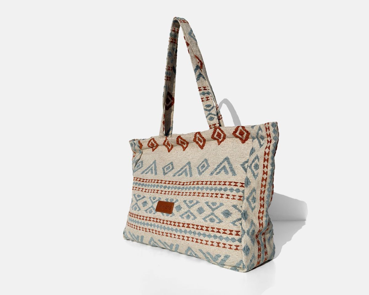 Bolsa tipo shopper grande  MINIOTS étnico caldera