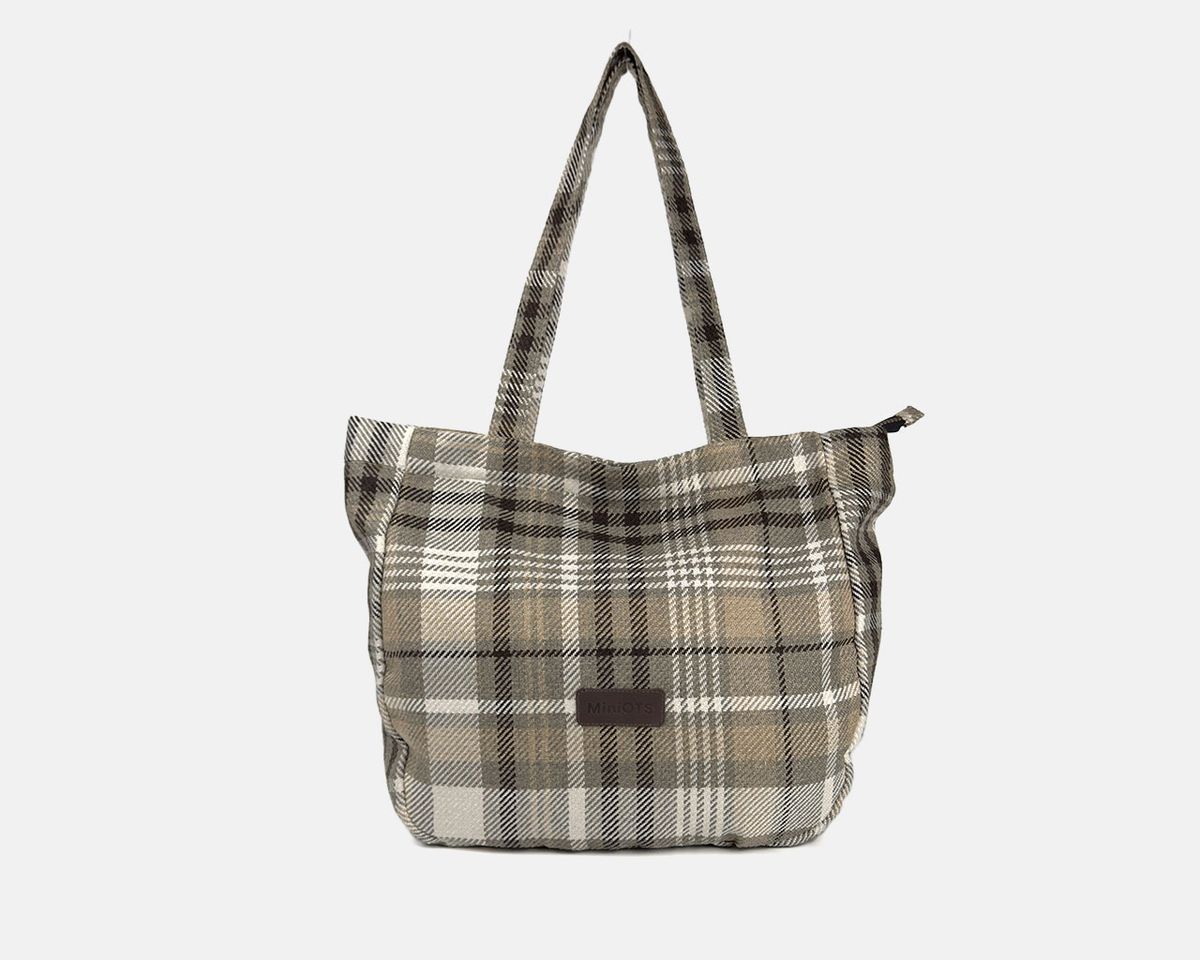 Bossa tipus tote gran MINIOTS estampada