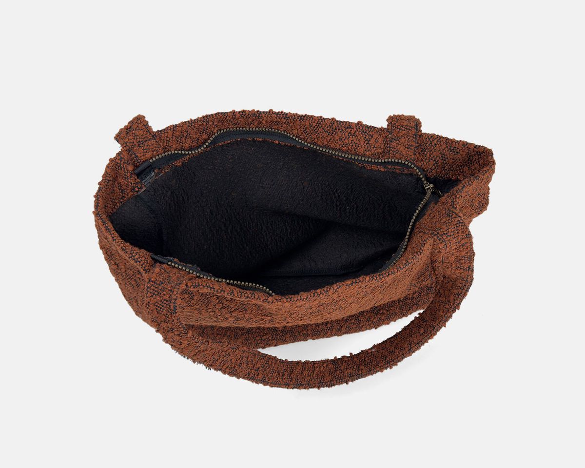 MINIOTS large bouclé tote bag