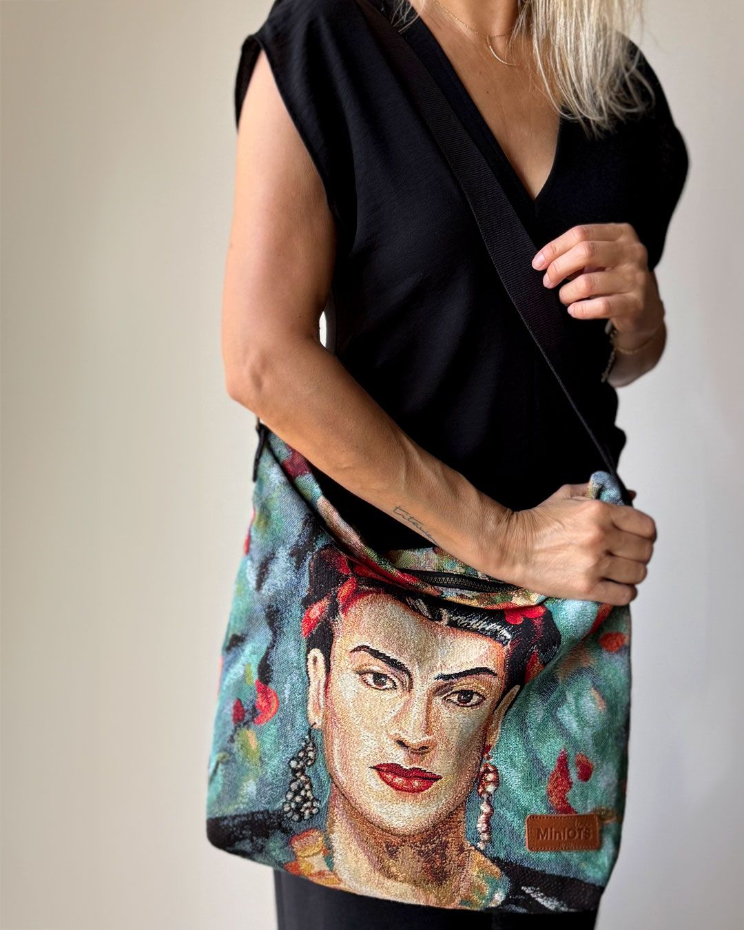 Bolso bandolera mediano MINIOTS Frida Kahlo