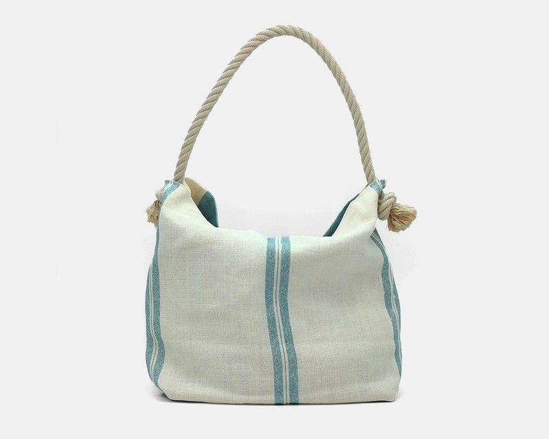 Bolso de hombro de lino CUIROTS Weekend