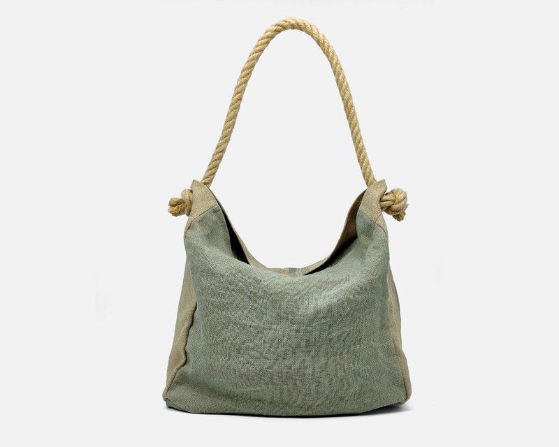 Bolso de hombro de lino CUIROTS Weekend