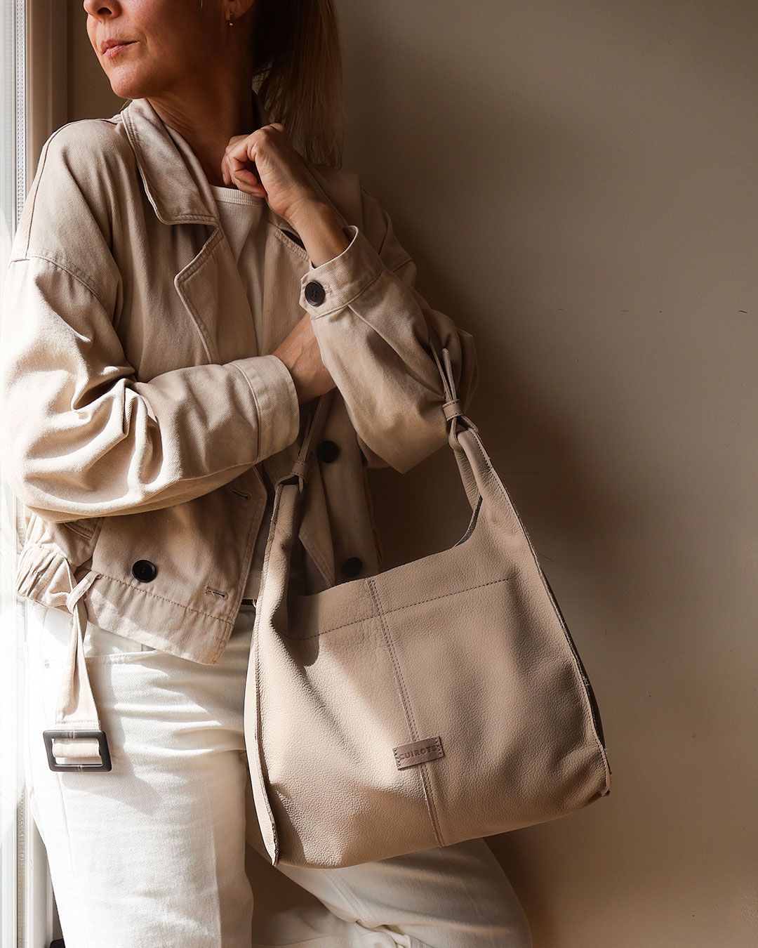 Bolso de hombro grande CUIROTS Desert