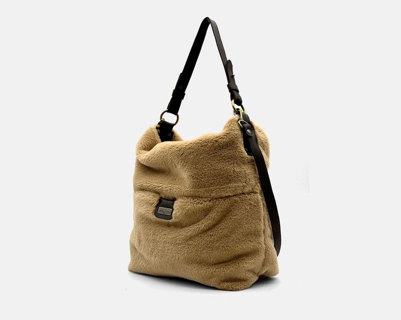 Bolso de hombro grande CUIROTS Grosseto con pelito