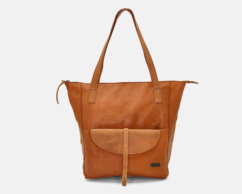 Bossa d'espatlla tipus Tote CUIROTS Original de pell