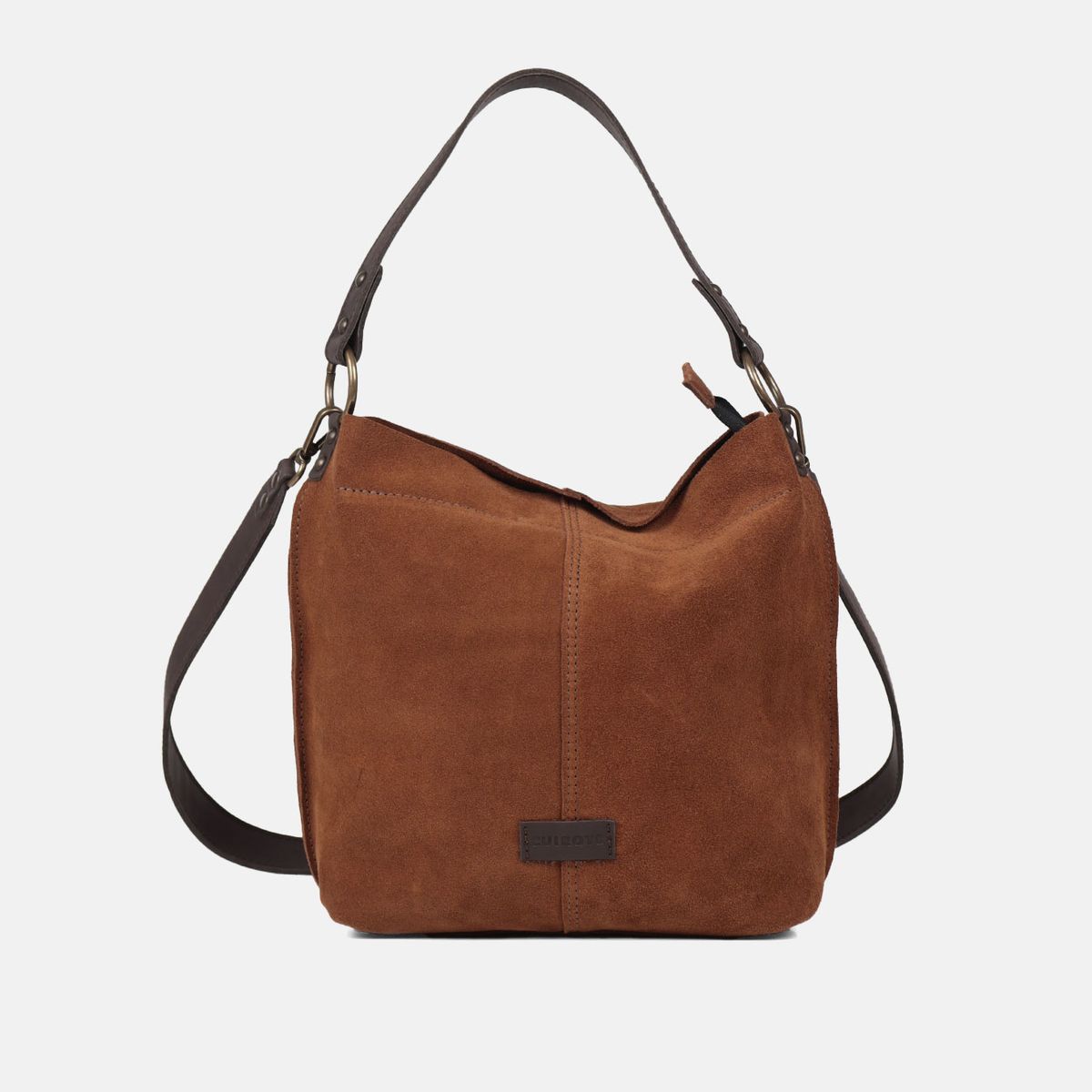 CUIROTS Zoe Suede Shoulder & Crossbody Bag