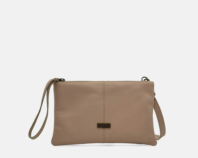 Bolso de mano tipo sobre CUIROTS Thelma
