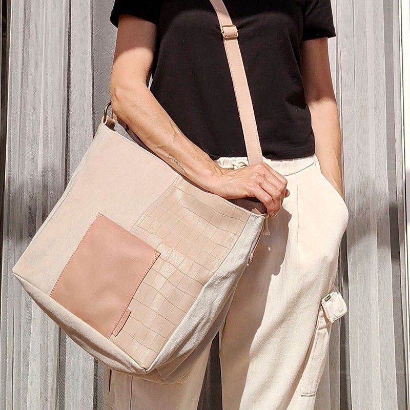 Bolso de hombro CUIROTS Patchwork
