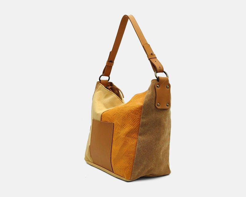Bolso de hombro CUIROTS Patchwork