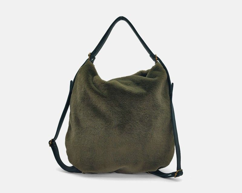 Bolso mochila CUIROTS Grosseto con pelito