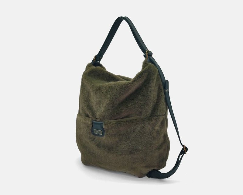 Bolso mochila CUIROTS Grosseto con pelito