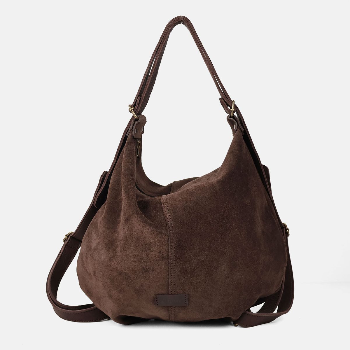Bolso mochila Zoe de serraje CUIROTS