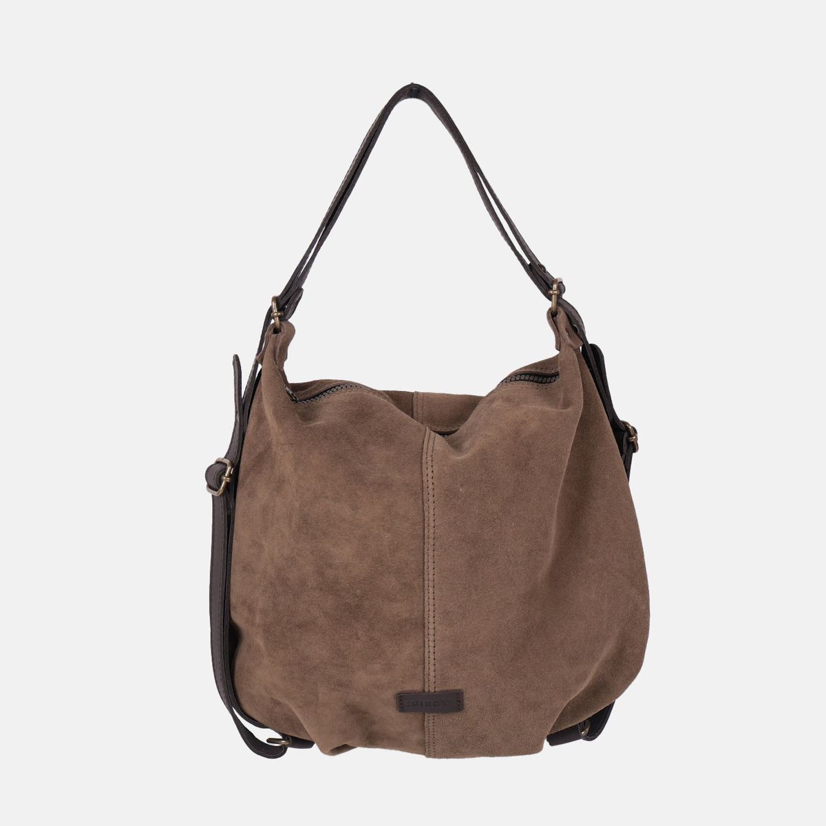Bolso mochila Zoe de serraje CUIROTS