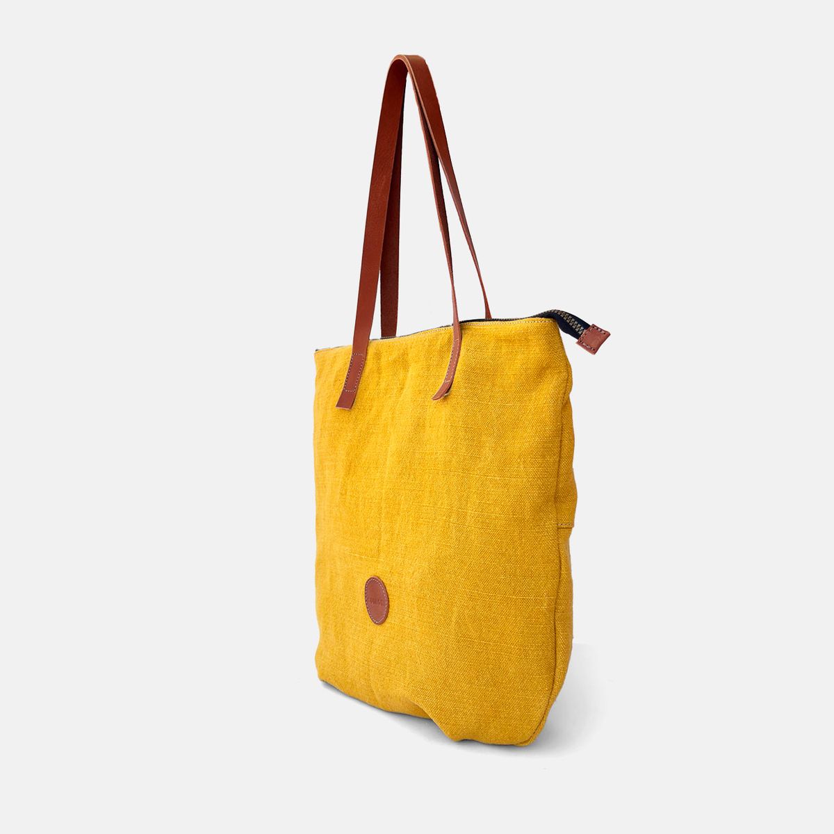 Bolso shopper de lino CUIROTS Louise