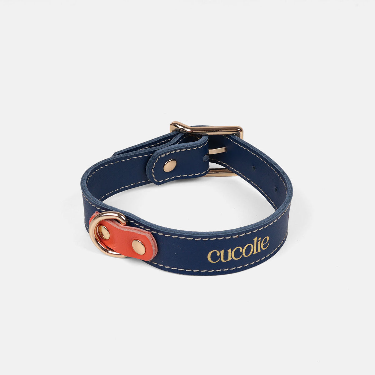 Collar Bimba M azul-naranja
