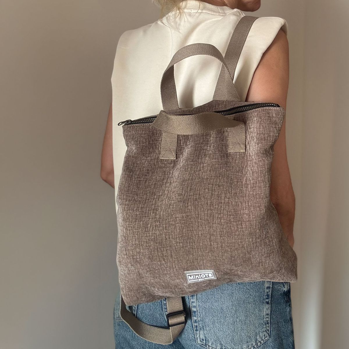Mochila mediana Natura by MiniOTS