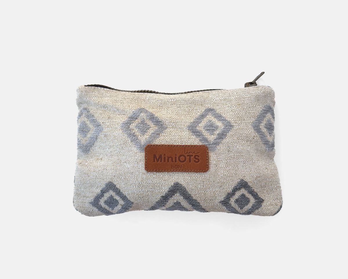 Necesser gran MINIOTS ètnic gris