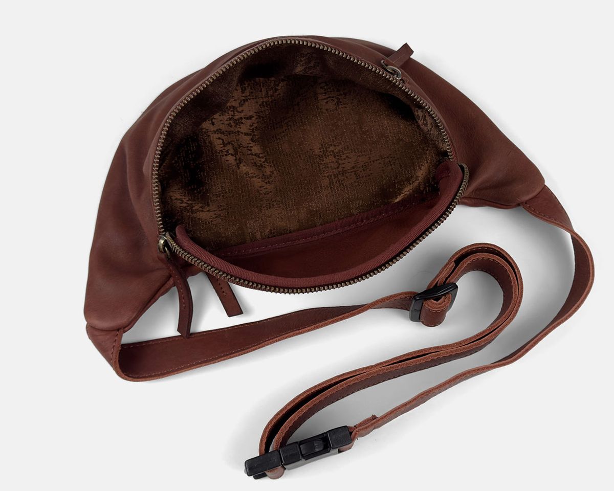 Riñonera bandolera CUIROTS Classic de piel