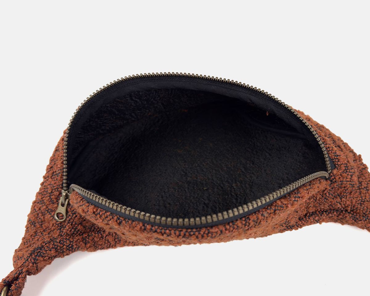 Bandolera riñonera mediana MINIOTS rizado